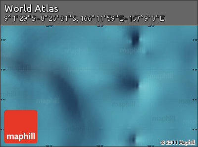 Satellite Map of the Area around 8° 44' 0" S, 166° 40' 30" E