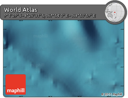 Satellite Map of the Area around 8° 44' 0" S, 168° 22' 30" E