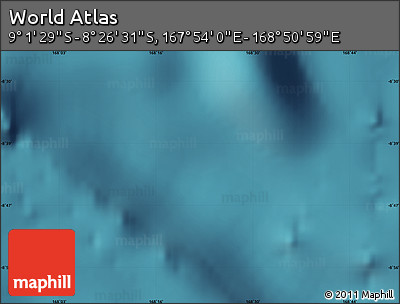 Satellite Map of the Area around 8° 44' 0" S, 168° 22' 30" E