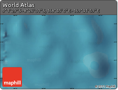Satellite Map of the Area around 8° 44' 0" S, 169° 13' 29" E