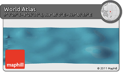 Satellite Panoramic Map of the Area around 8° 44' 0" S, 169° 13' 29" E