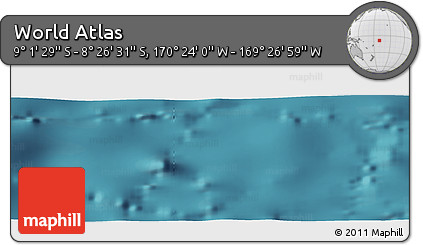 Satellite Panoramic Map of the Area around 8° 44' 0" S, 169° 55' 30" W