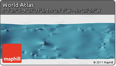 Satellite Panoramic Map of the Area around 8° 44' 0" S, 169° 55' 30" W