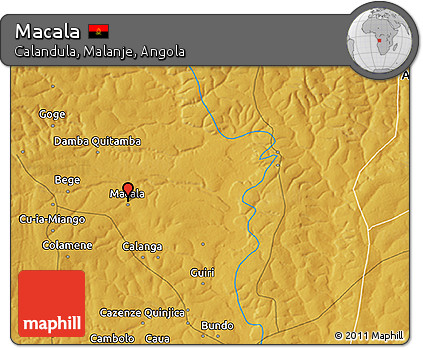 Physical 3D Map of Macala