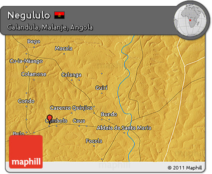 Physical 3D Map of Negululo