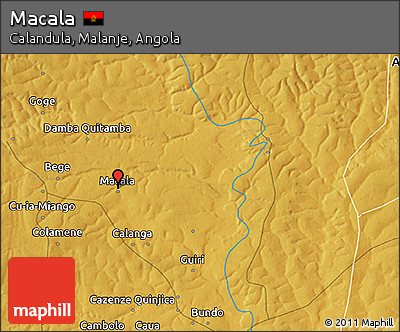 Physical 3D Map of Macala