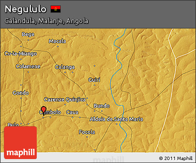 Physical 3D Map of Negululo