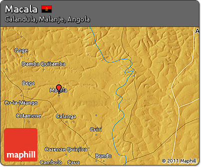 Physical 3D Map of Macala
