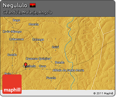 Physical 3D Map of Negululo