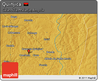 Physical 3D Map of Quinjica