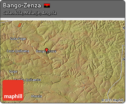 Satellite 3D Map of Bango-Zenza