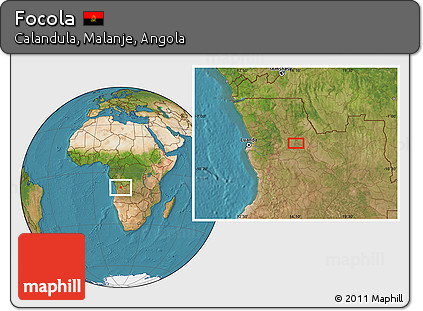 Satellite Location Map of Focola