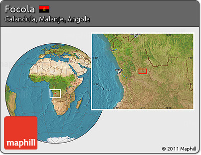 Satellite Location Map of Focola