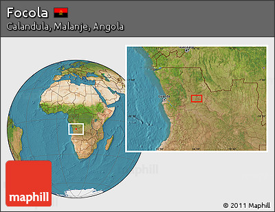 Satellite Location Map of Focola