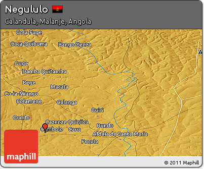 Physical Panoramic Map of Negululo