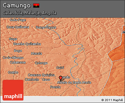 Political Panoramic Map of Camungo