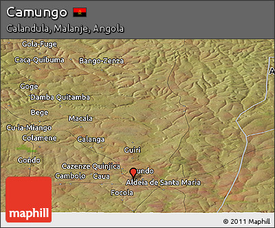 Satellite Panoramic Map of Camungo