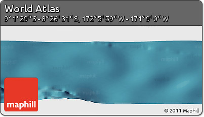 Satellite Panoramic Map of the Area around 8° 44' 0" S, 171° 37' 30" W