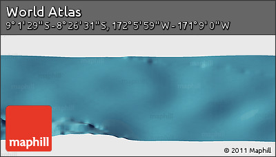 Satellite Panoramic Map of the Area around 8° 44' 0" S, 171° 37' 30" W