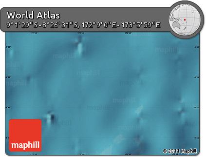 Satellite Map of the Area around 8° 44' 0" S, 172° 37' 30" E