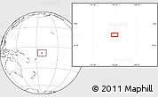Blank Location Map of the area around 8° 44' 0" S, 172° 28' 29" W