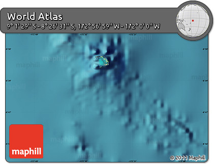 Satellite Map of the Area around 8° 44' 0" S, 172° 28' 29" W