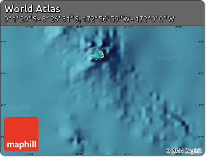 Satellite Map of the Area around 8° 44' 0" S, 172° 28' 29" W