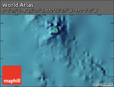 Satellite Map of the Area around 8° 44' 0" S, 172° 28' 29" W