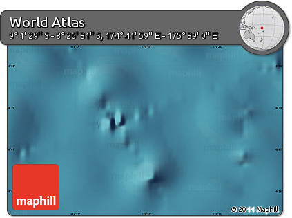 Satellite Map of the Area around 8° 44' 0" S, 175° 10' 30" E