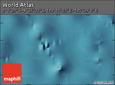 Satellite Map of the Area around 8° 44' 0" S, 175° 10' 30" E