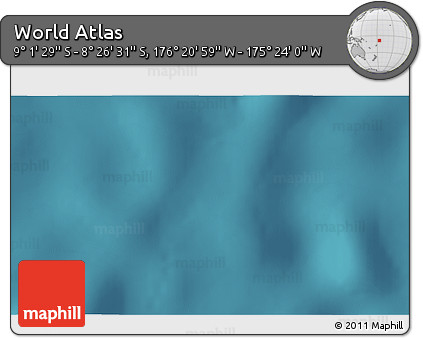 Satellite 3D Map of the Area around 8° 44' 0" S, 175° 52' 30" W