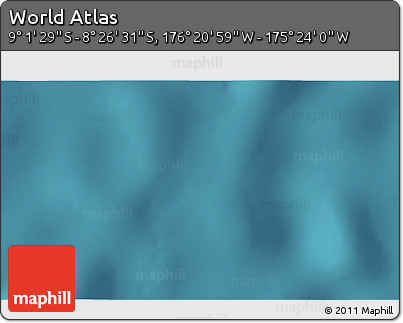 Satellite 3D Map of the Area around 8° 44' 0" S, 175° 52' 30" W