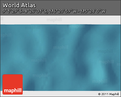 Satellite 3D Map of the Area around 8° 44' 0" S, 175° 52' 30" W