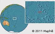 Satellite Location Map of the area around 8° 44' 0" S, 176° 52' 30" E