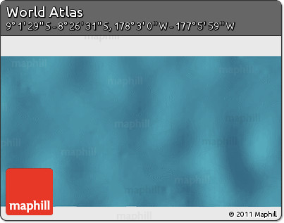 Satellite 3D Map of the Area around 8° 44' 0" S, 177° 34' 29" W