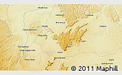 Physical 3D Map of Catala Canjinga Velha