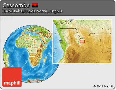 Physical Location Map of Cassombe
