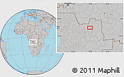 Gray Location Map of Canguindo