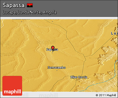Physical Panoramic Map of Sapassa