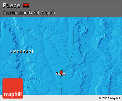 Political 3D Map of Puege
