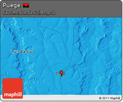 Political 3D Map of Puege
