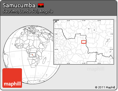 Blank Location Map of Samucumba