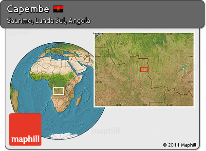Satellite Location Map of Capembe