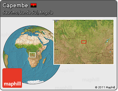 Satellite Location Map of Capembe