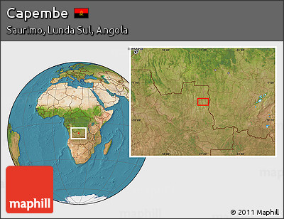 Satellite Location Map of Capembe