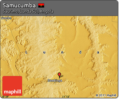 Physical Map of Samucumba