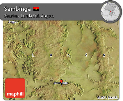 Satellite Map of Sambinga