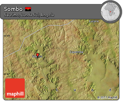Satellite Map of Sombo