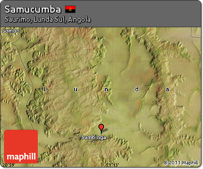 Satellite Map of Samucumba