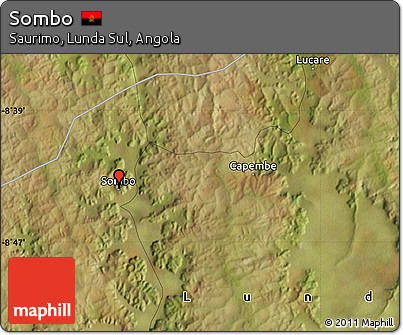 Satellite Map of Sombo